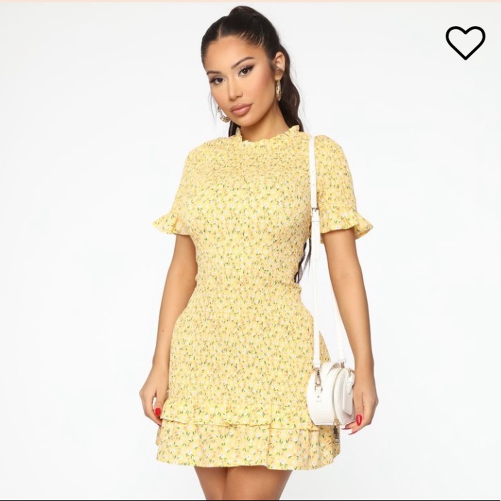 Fashion Nova - Meet On Melrose Smocked Mini Dress